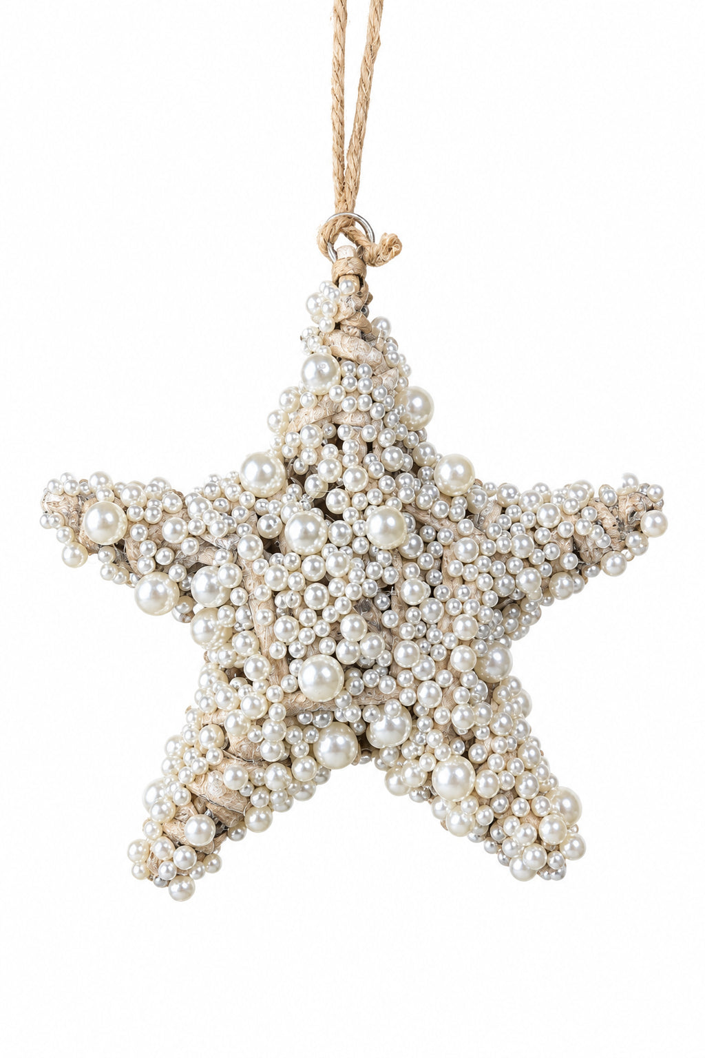 6 Inch Pearl Star Ornament