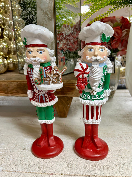 10.5 Inch Resin Gingerbread Nutcracker Two Styles