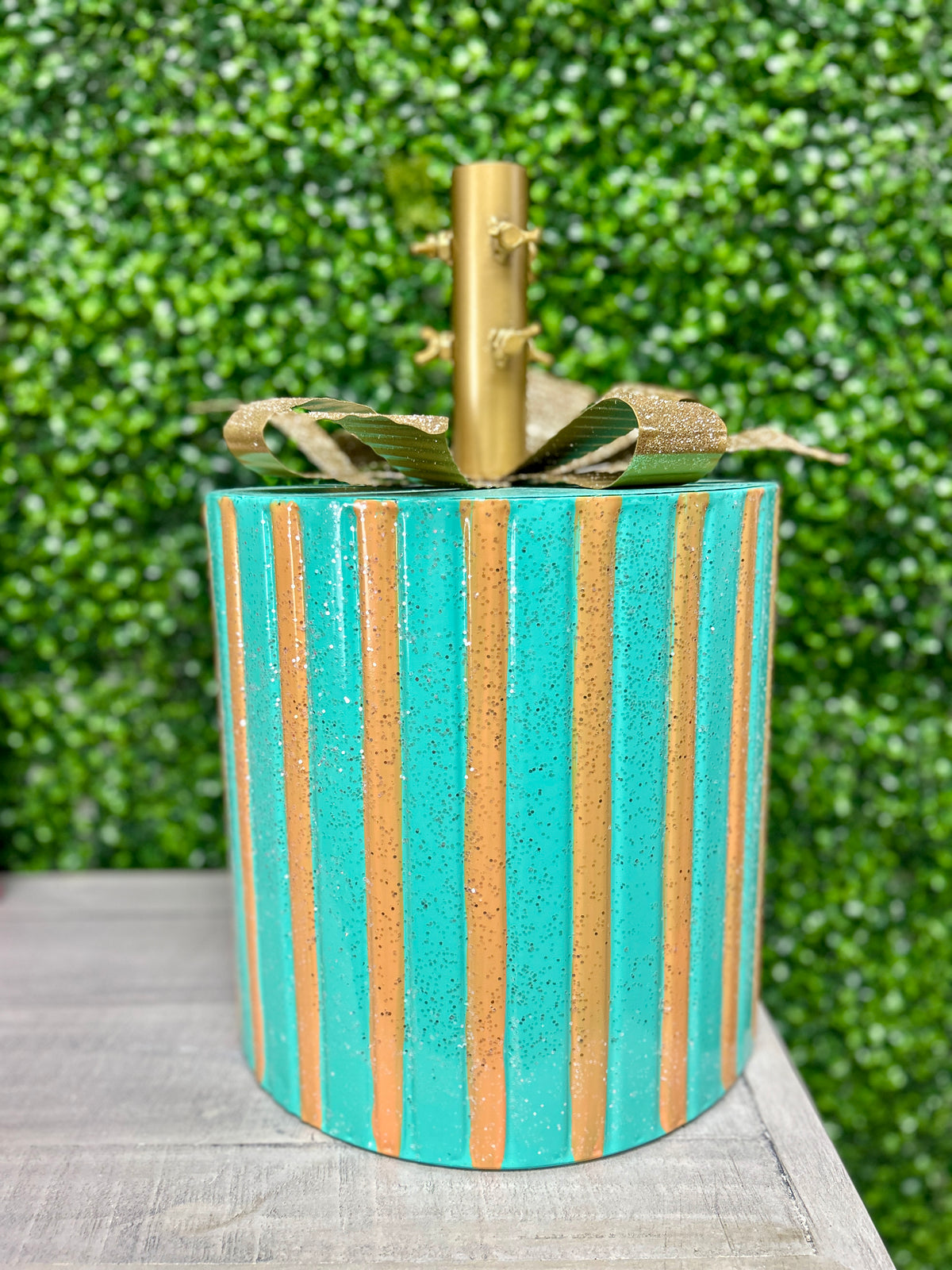 17 Inch Metal Christmas Present Tree Base Two Styles