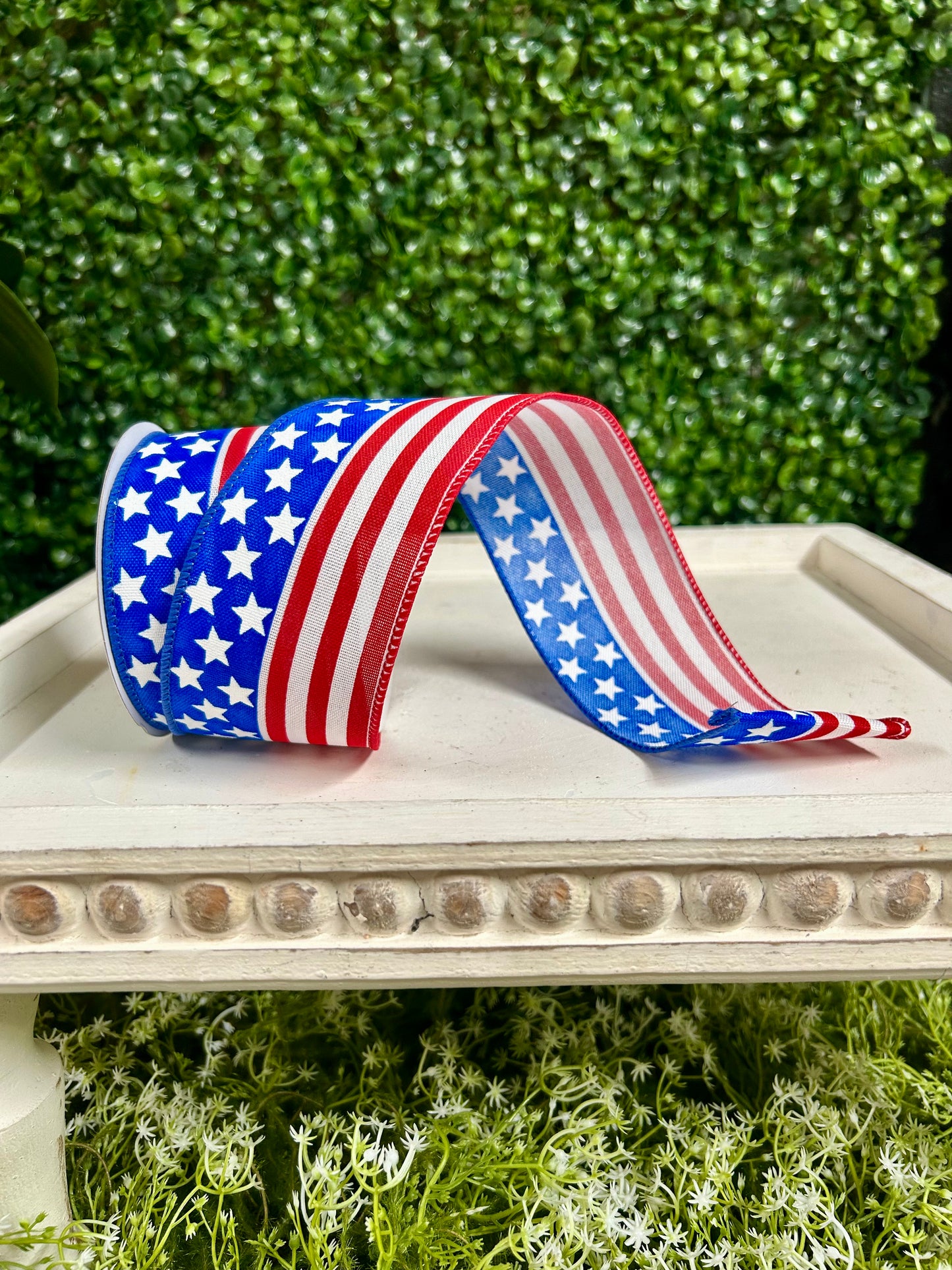 2.5 Inch By 10 Yard Traditional Flag Ribbon