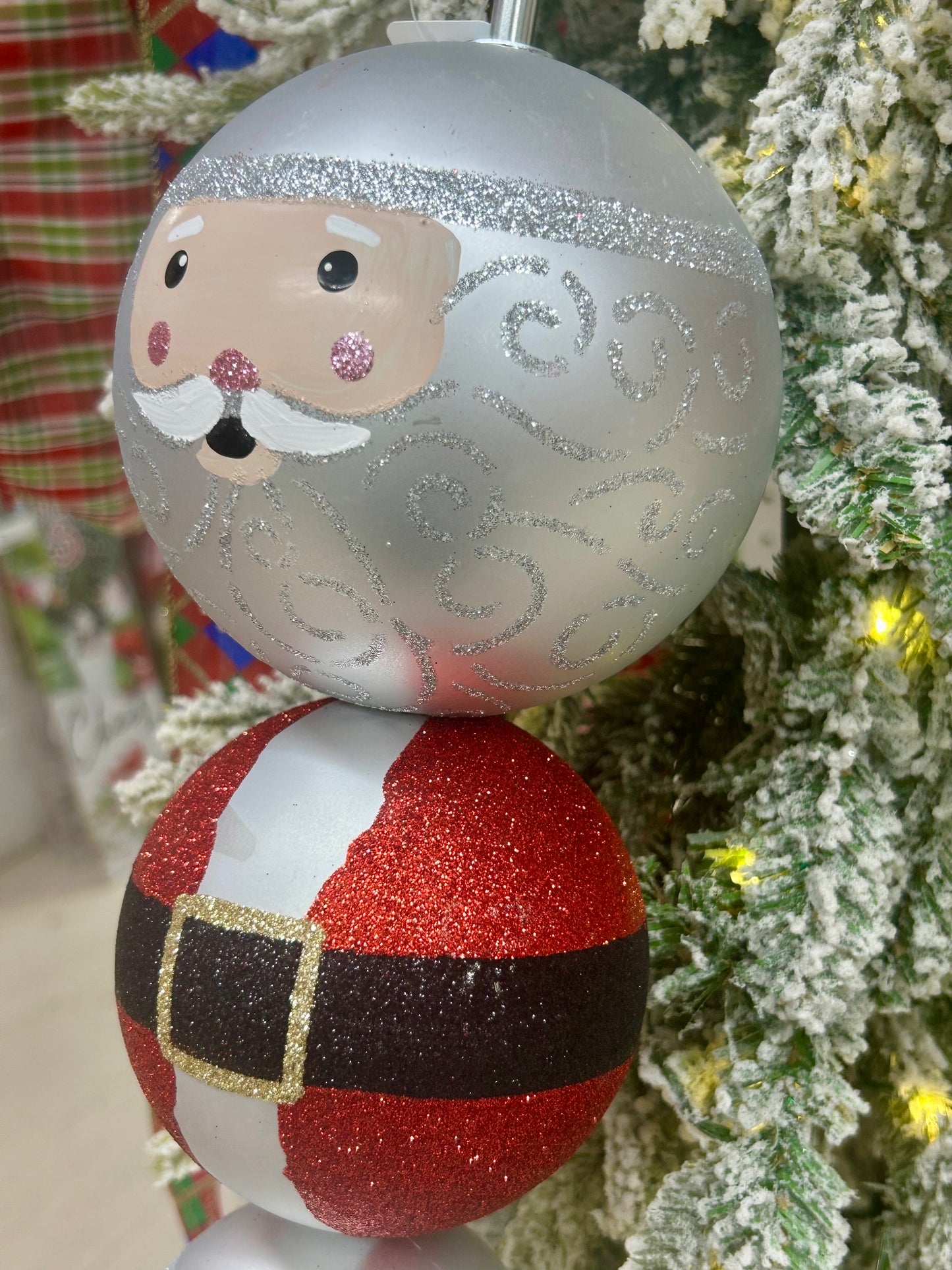 14.5 Inch Santa Finial Ornament
