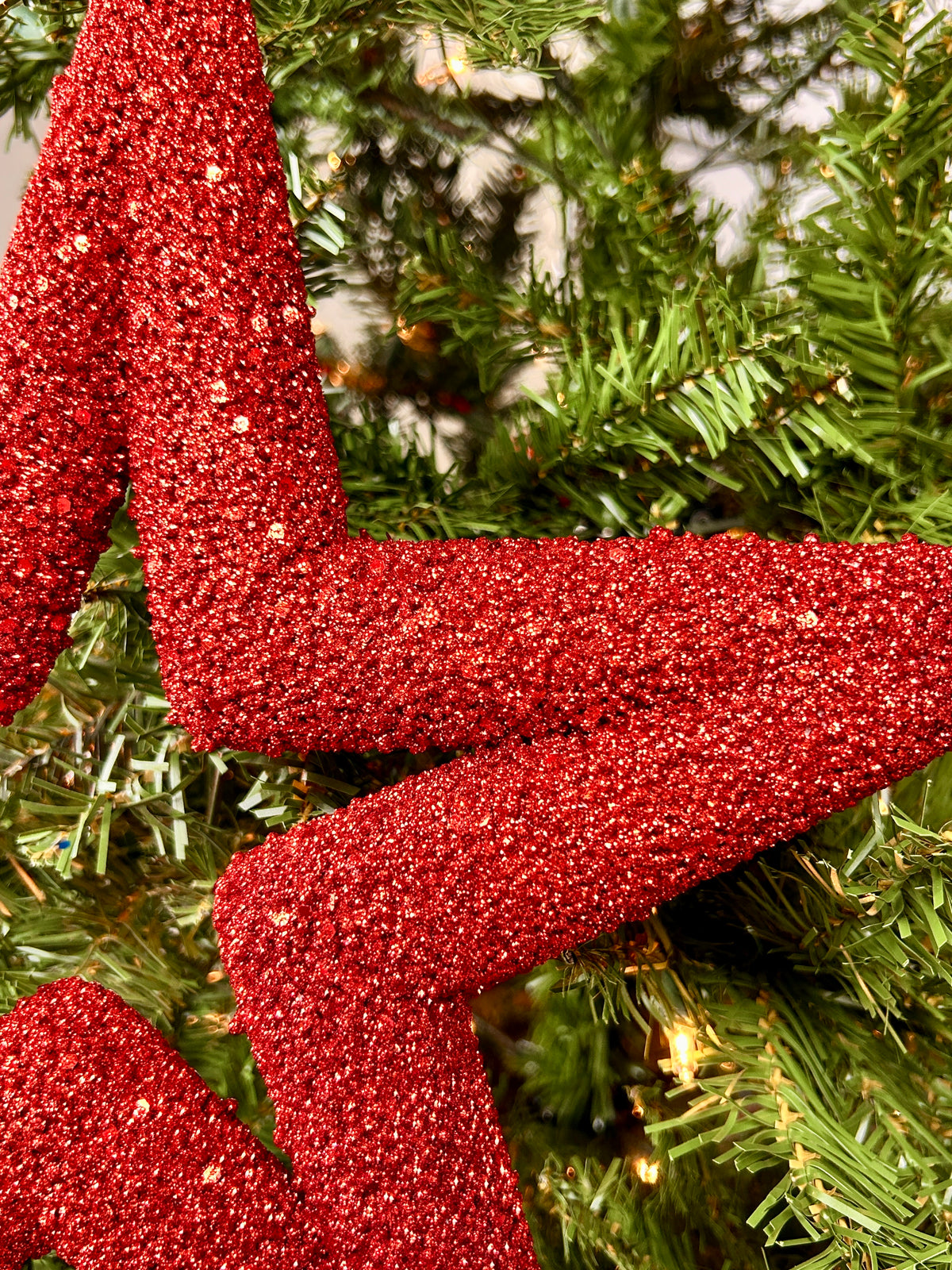 14 Inch Red Star Ornament