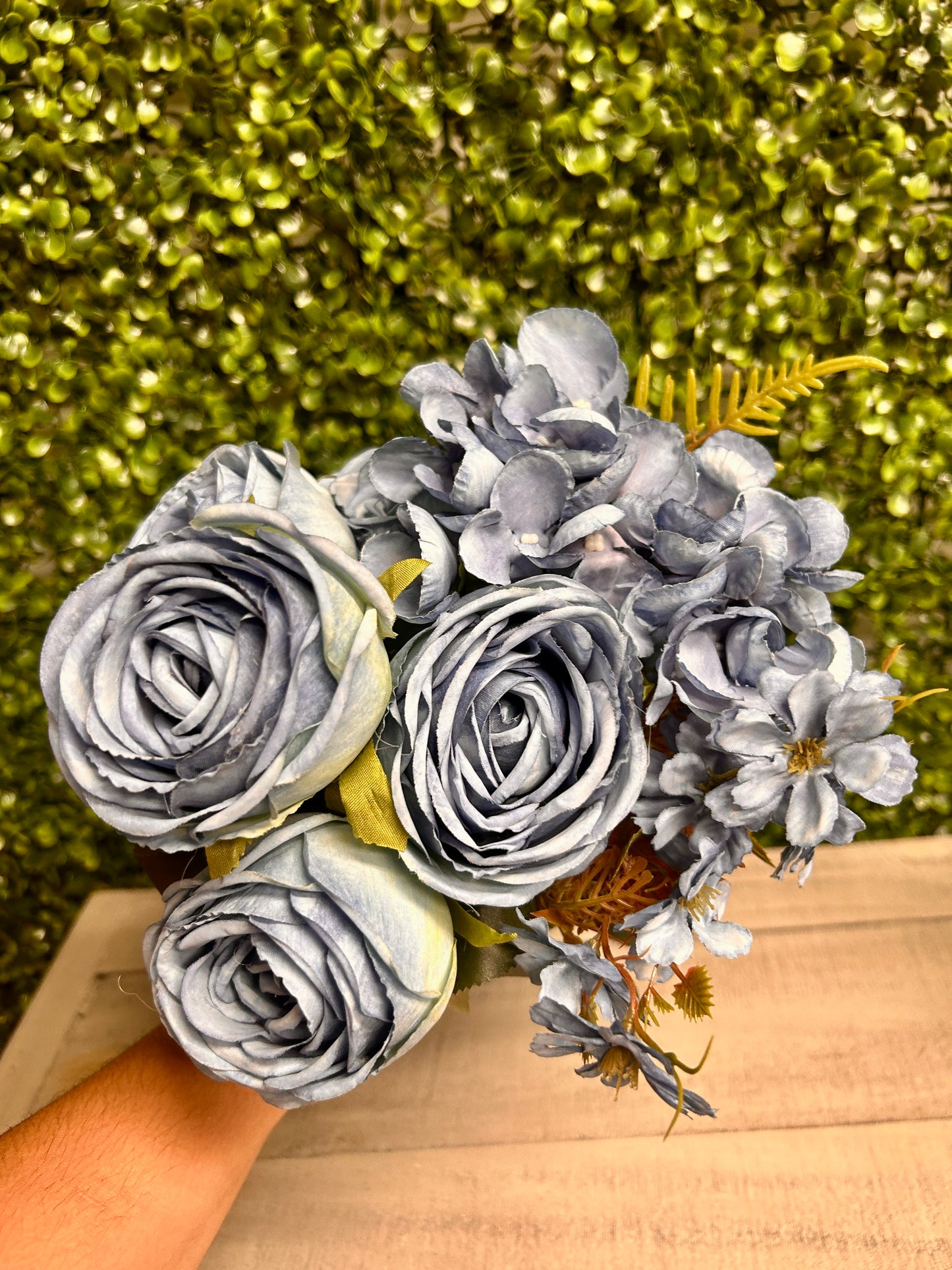 15 Inch Blue Rose Hydrangea Bush