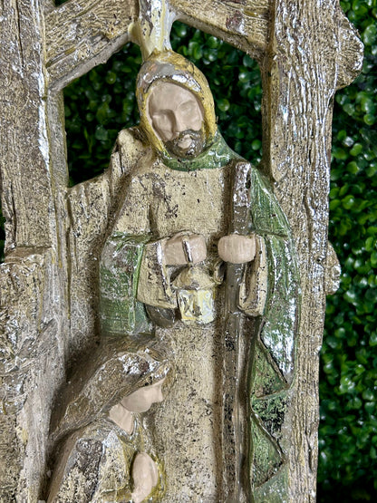 19.5 Inch Paperstone Metallic Holy Family