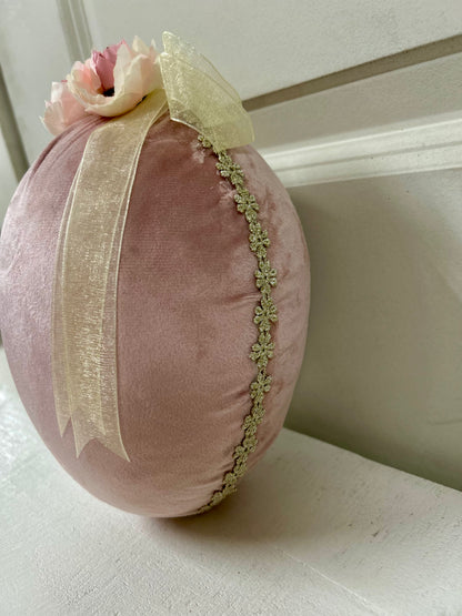 8.25 Inch Paisley And Velvet Easter Egg Two Styles