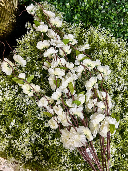 36 Inch Cream Blossom Bush