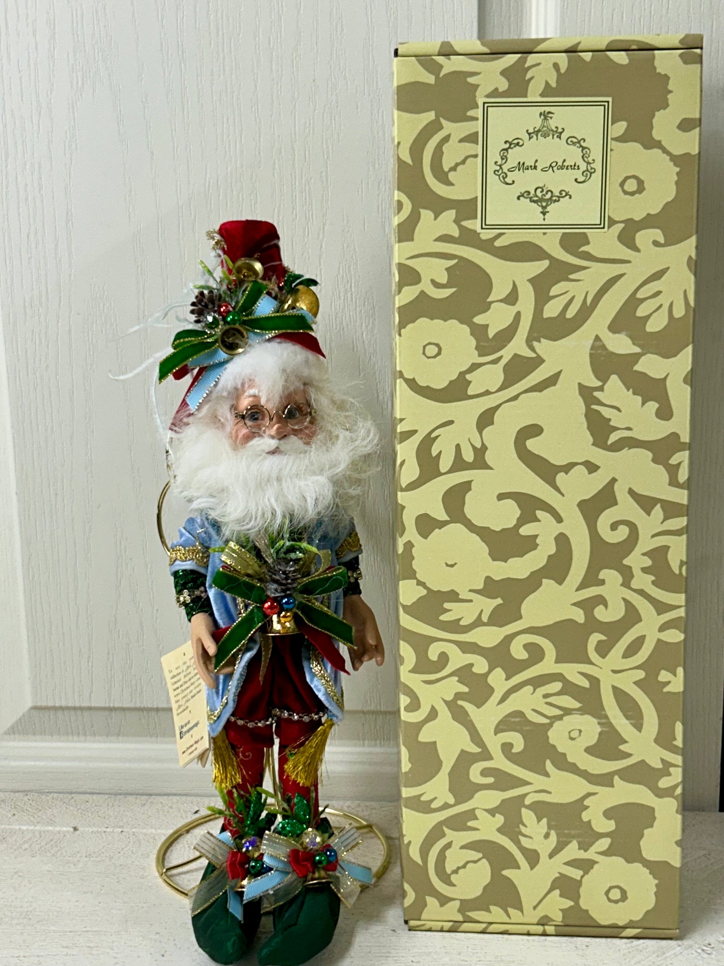 Mark Roberts Small 15 Inch Northpole Bell Ringer Elf