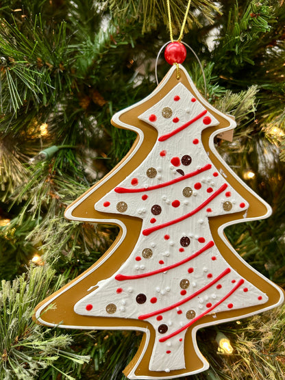8 Inch Gingerbread Tree Ornament