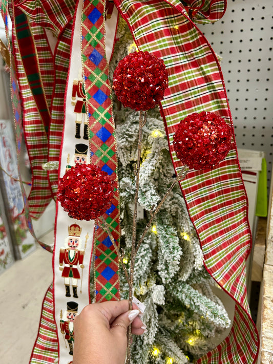 26 Inch Red Ice Ball Spray