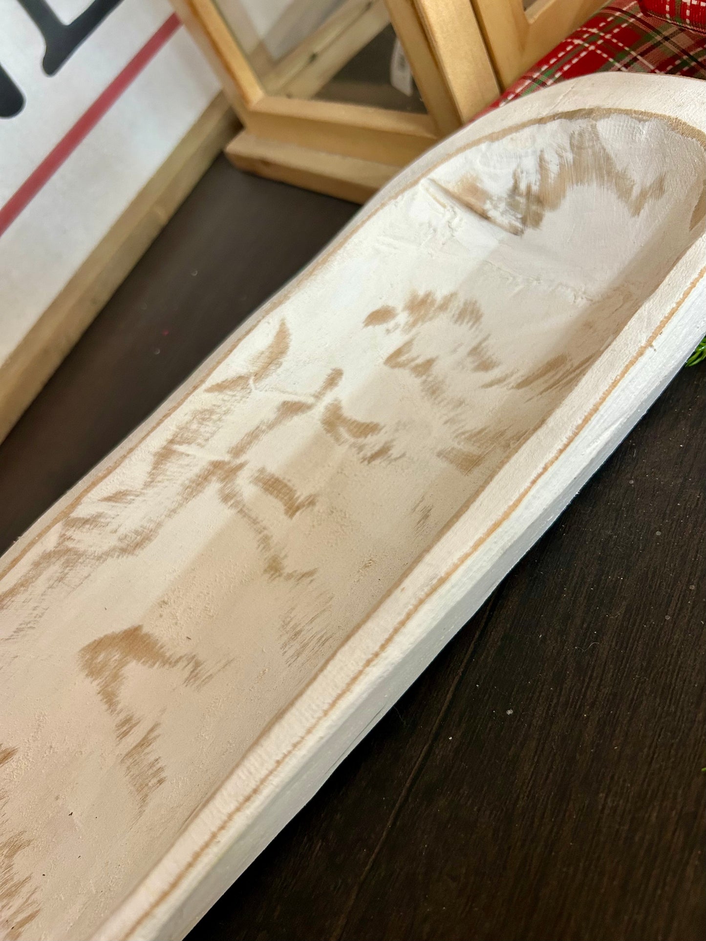 19.5 Inch White Dough Bowl