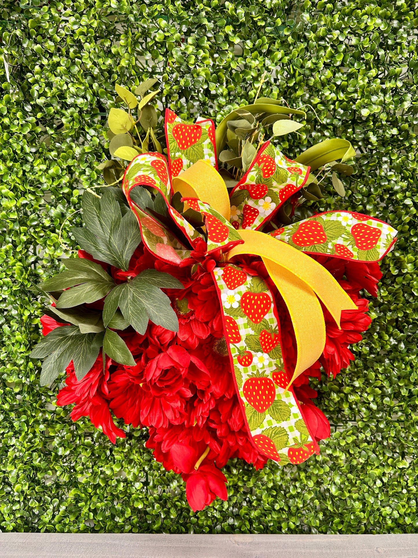 Strawberry Floral Wreath