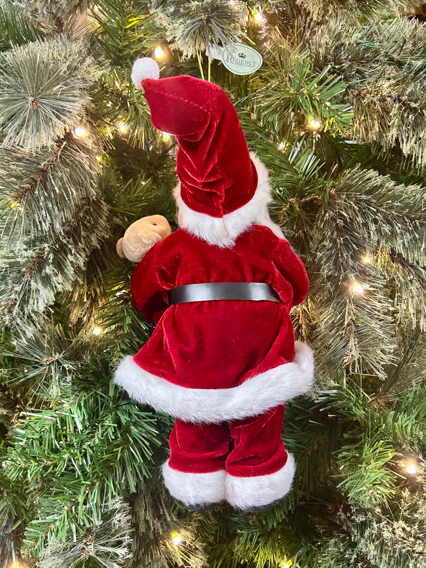 12 Inch Old St. Nick With Bear Ornament