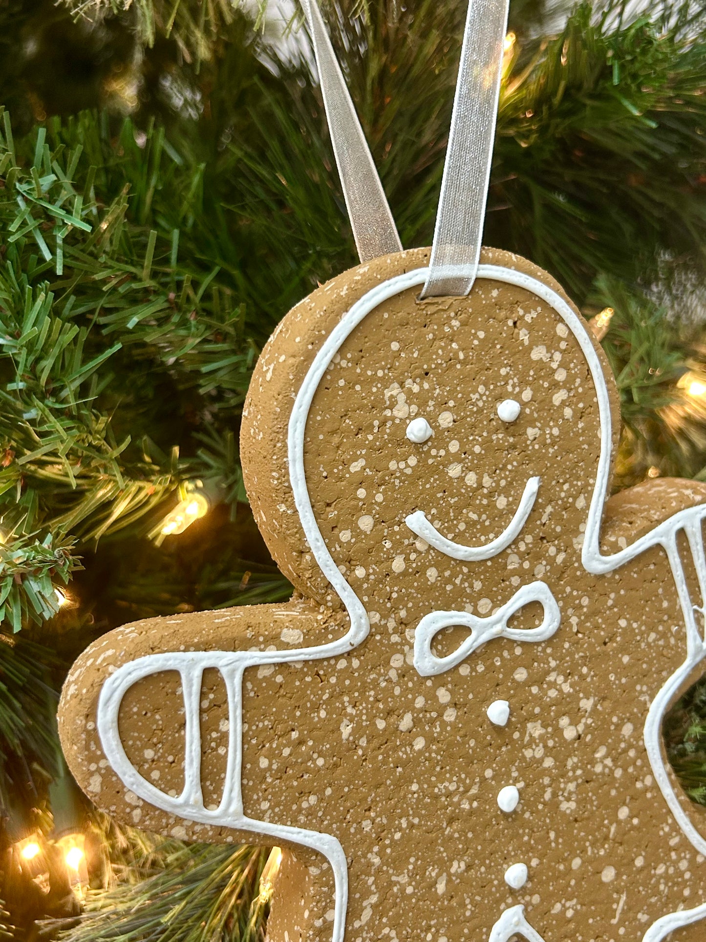 8 Inch Jumbo Gingerbread Ornament Three Styles