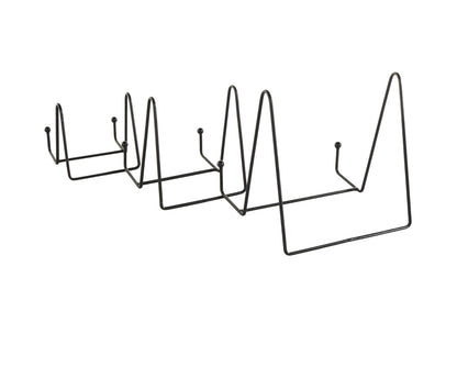 Black Metal Wide Triangle Display Easel Three Sizes