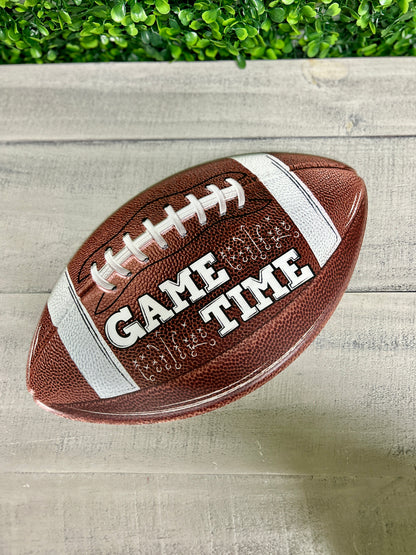 11 Inch Game Time Football Sign