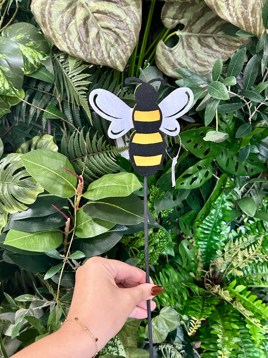 16.75 Inch Felt Bumblebee Pick