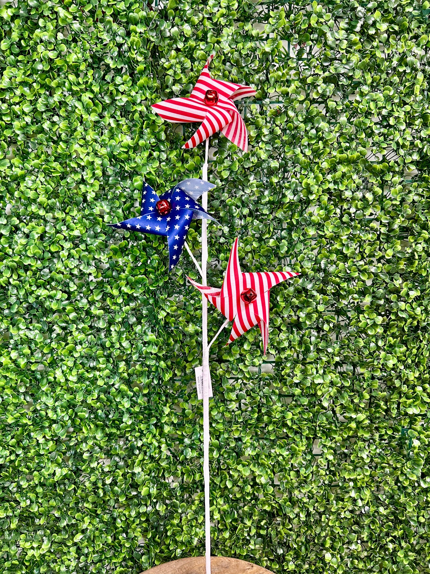 29 Inch Stars And Stripes Pinwheel Spray