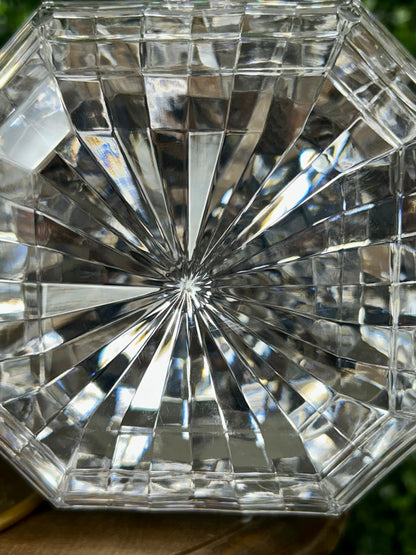 5 Inch Silver Acrylic Square Diamond Ornament