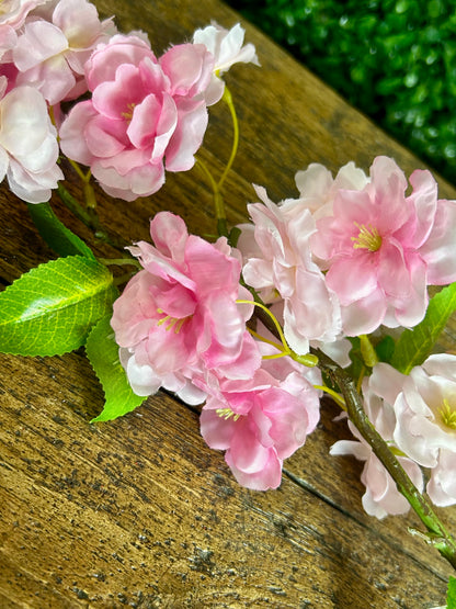 31 Inch Pink Cherry Blossom Spray
