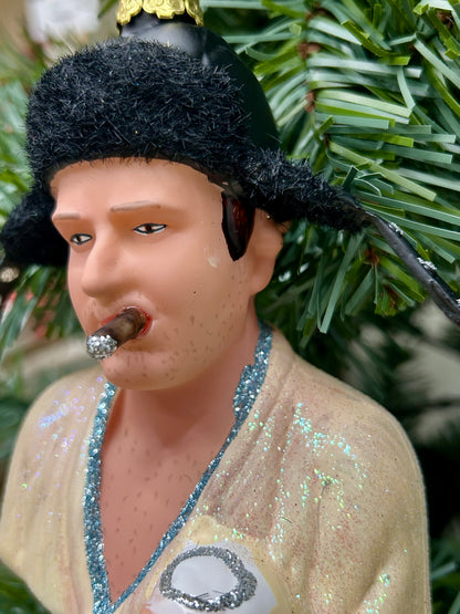 Cousin Eddy Glass Ornament