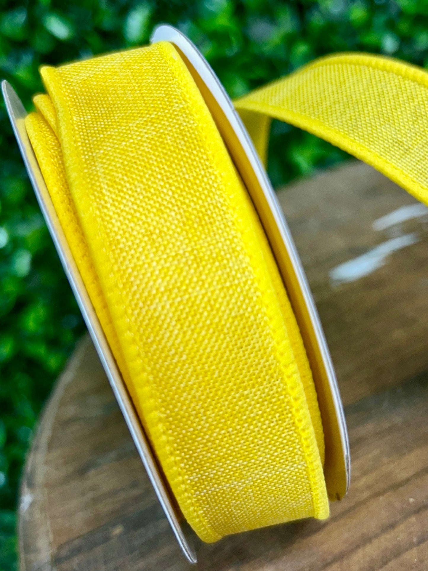 7/8 Inch Sun Yellow Royal Burlap Ribbon