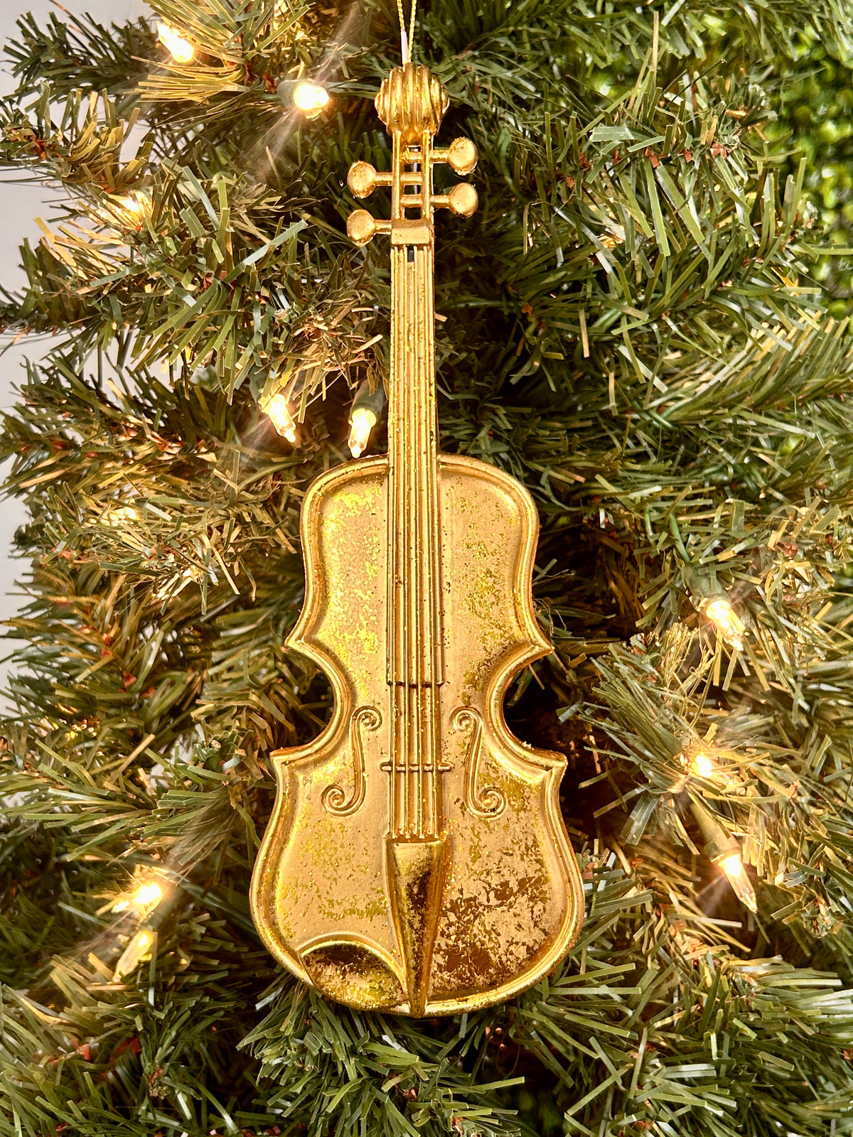 9.5 Inch - 10 Inch Gold Music Instrument Ornament Three Styles