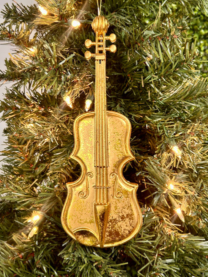 9.5 Inch - 10 Inch Gold Music Instrument Ornament Three Styles