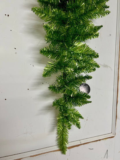 30 Inch Metallic Green Teardrop