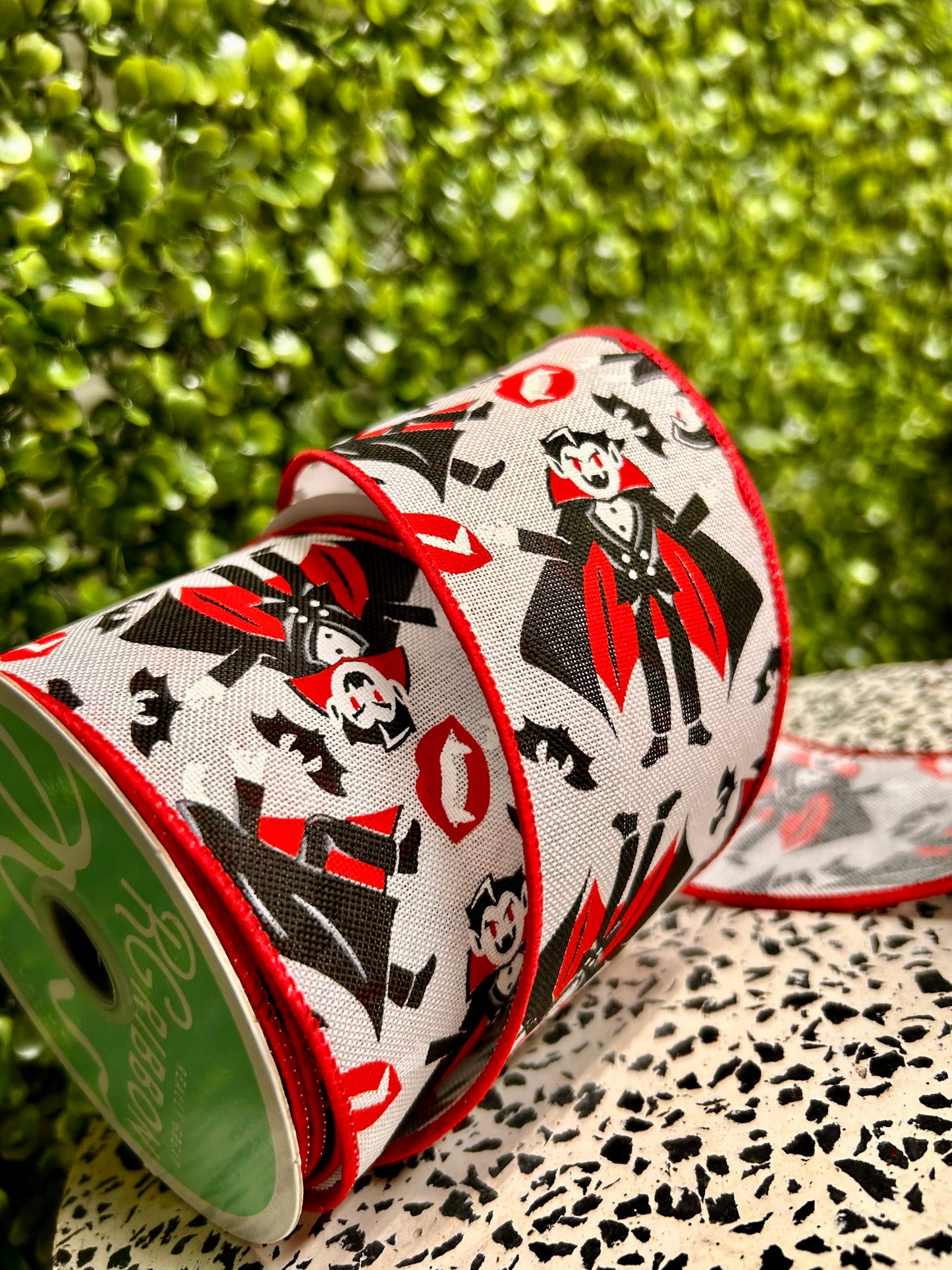 2.5 Inch By 10 Yard Vampires Ribbon