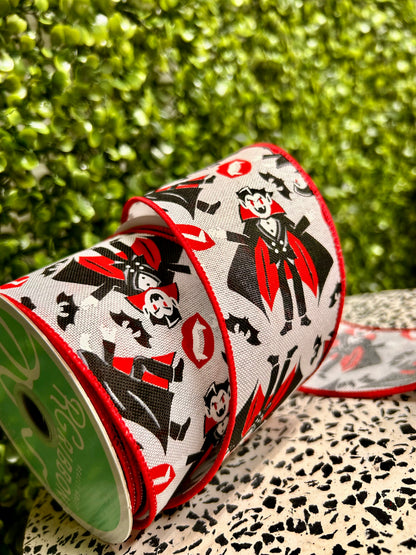 2.5 Inch By 10 Yard Vampires Ribbon