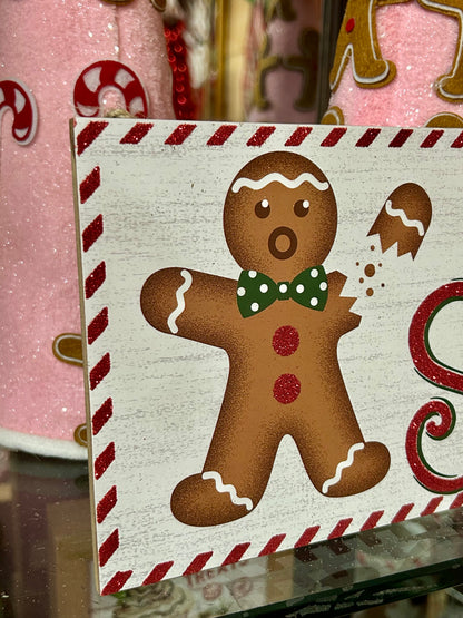 12.5 Inch "Oh Snap!" Glitter Wood Sign