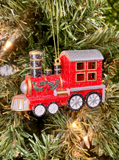 3 Inch Holiday Train Ornament
