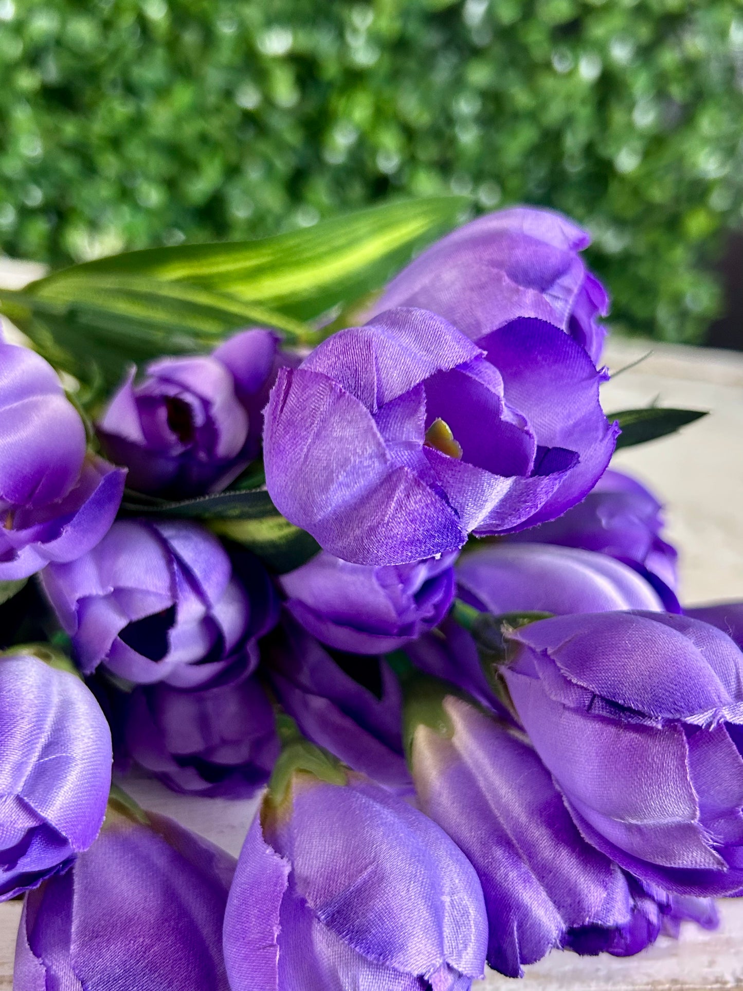 18.5 Inch Purple Crocus Bush