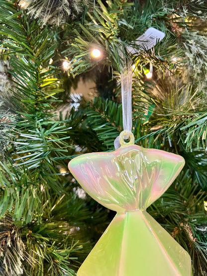 12 Inch Yellow Iridescent Candy Ornament Two Styles