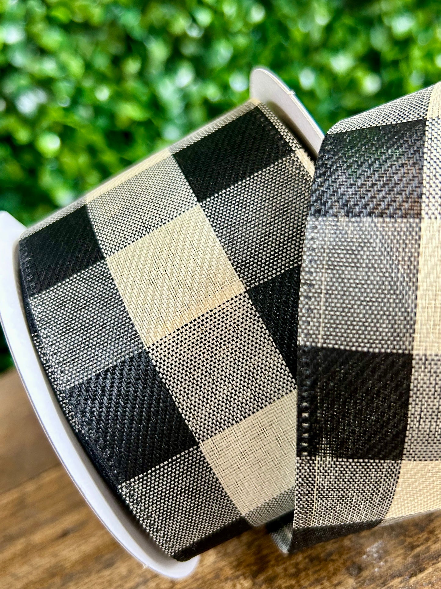 2.5 Inch By 10 Yard Country Buffalo Gingham Ribbon