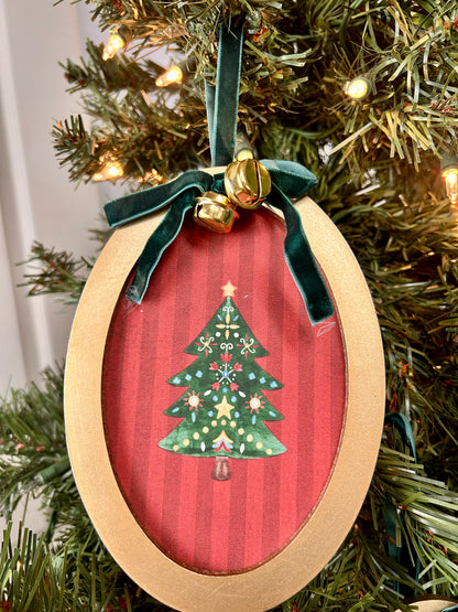 The Nutcracker Round Picture Frame Ornaments Four Assorted