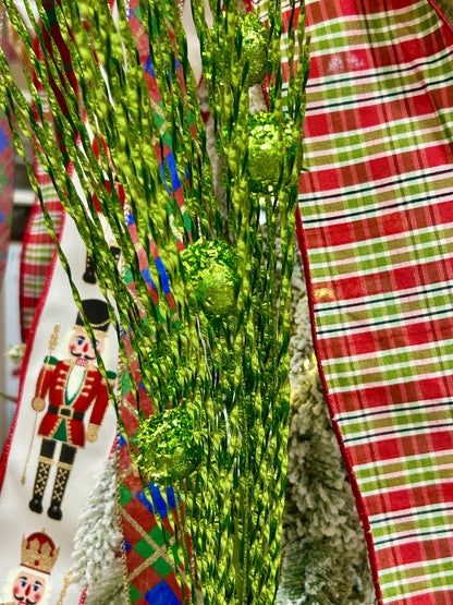 33 Inch Green Ball Pine Spray