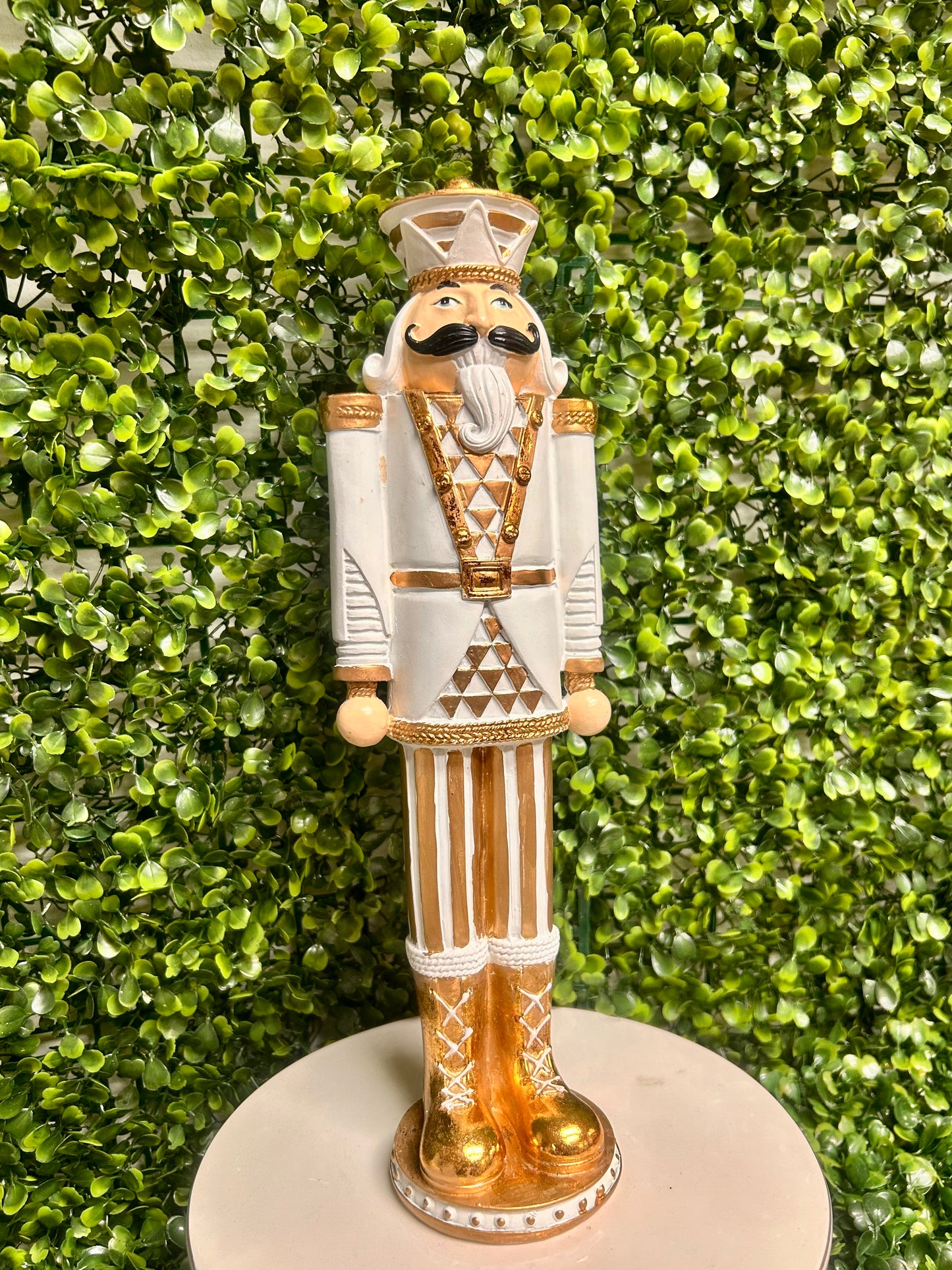 12.5 Inch Resin Gold And Black Soldier