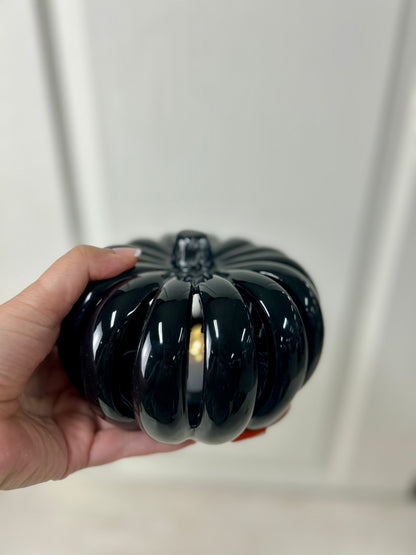 LED Ceramic Pumpkin