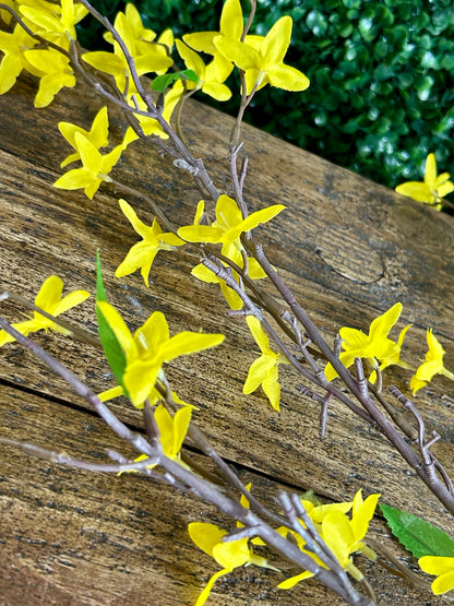 38 Inch Yellow Forsythia Spray