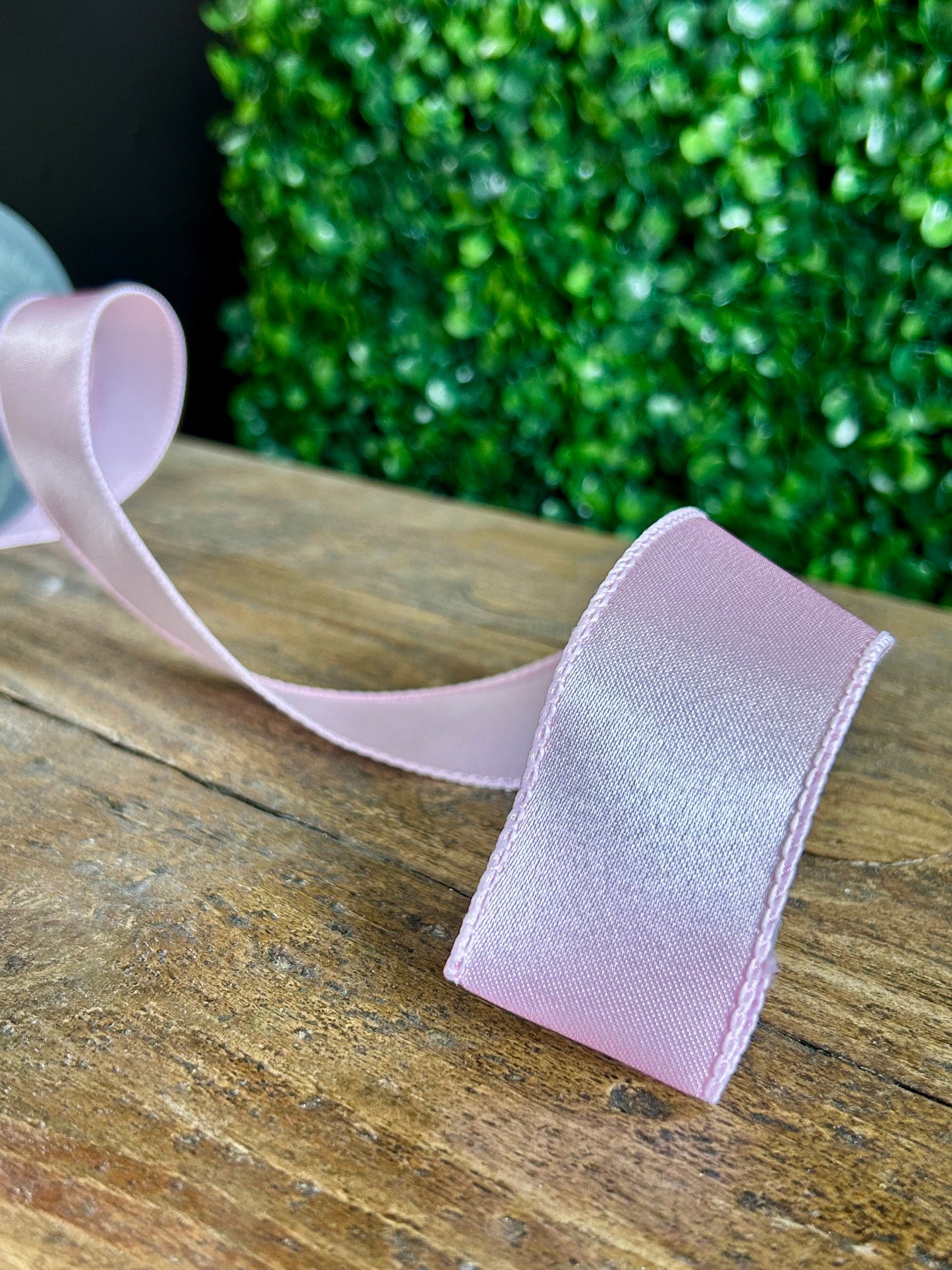 1.5 Inch By 10 Yard Baby Pink Satin Value Wired Ribbon