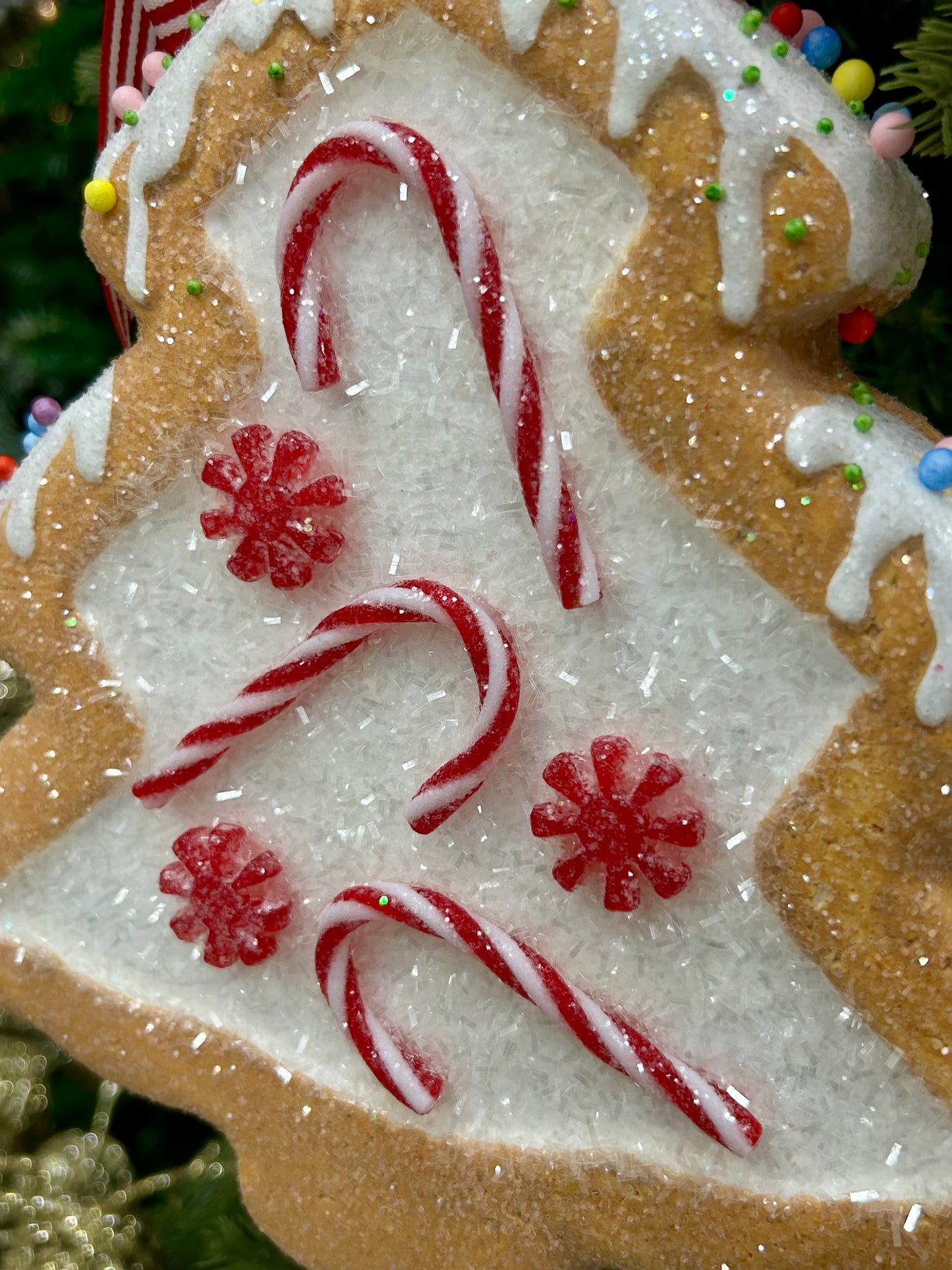 9.25 Inch Holiday Gingerbread Ornament Three Styles