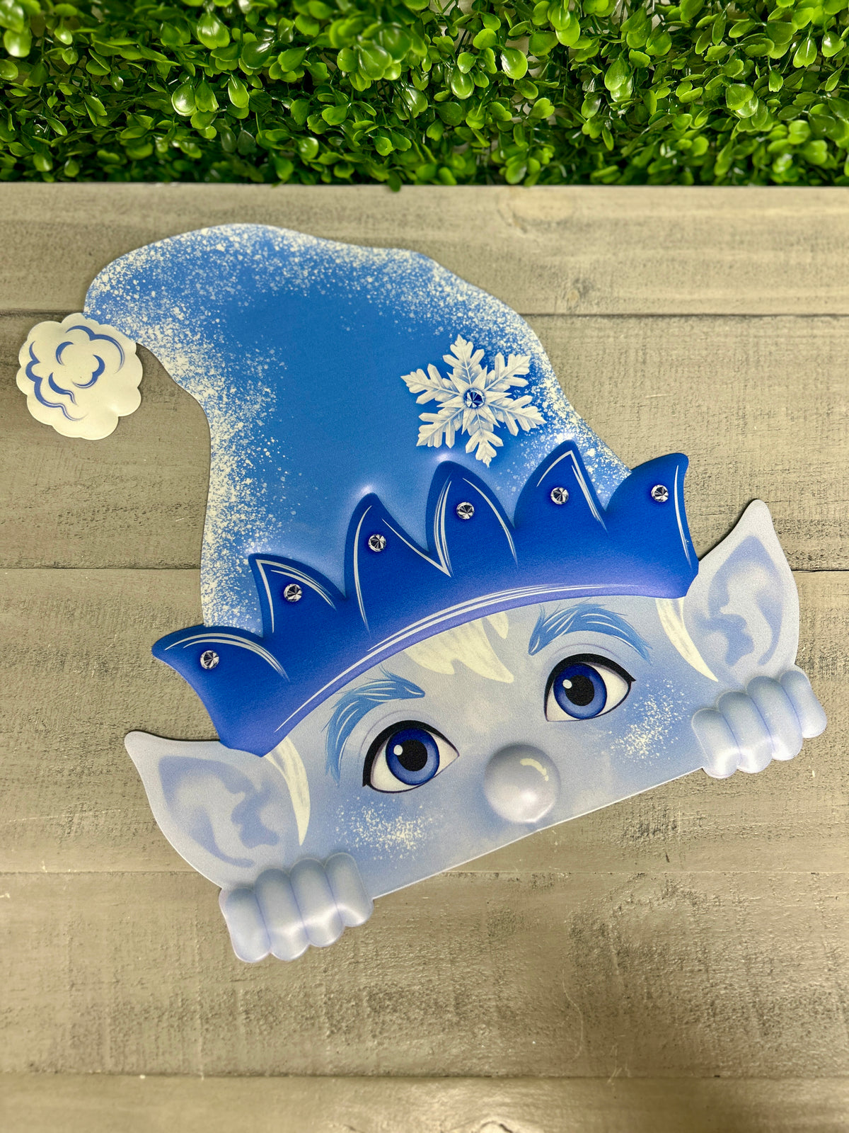 12 Inch Peeking Jack Frost Sign