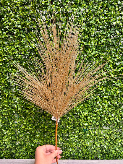 25 Inch Gold Pine And Needle Branch