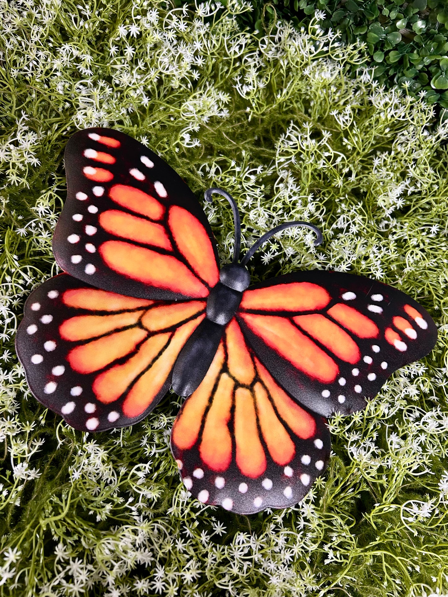 Metal Embossed Monarch Sign