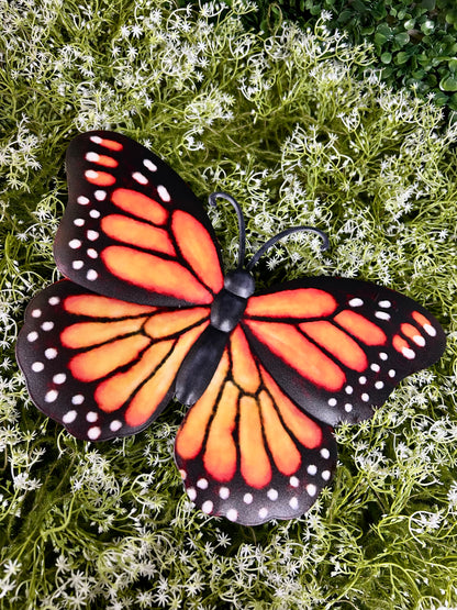 Metal Embossed Monarch Sign