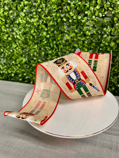 Nutcrackers On Royal Ribbon