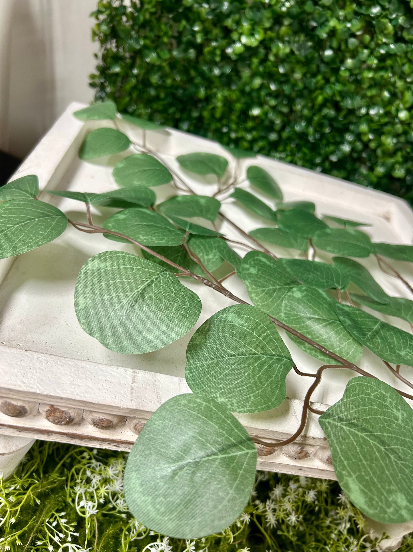 27 Inch TT Green Apple Leaf Spray