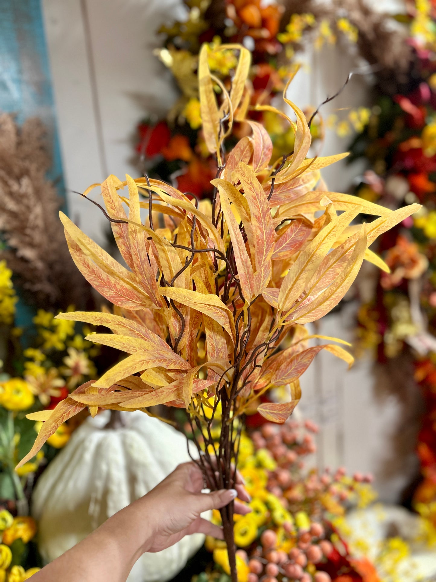 29.5 Inch Long Eucalyptus Leaf Bush