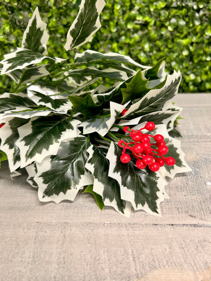 12.5 Inch Holly Berry Bush